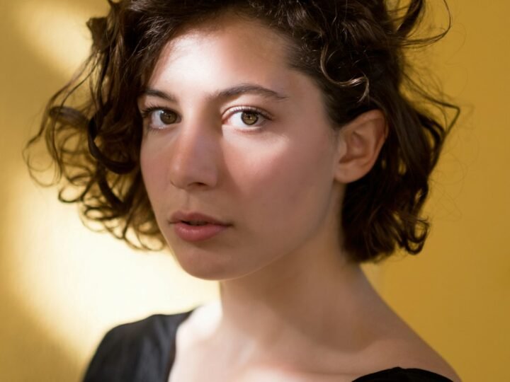 Woman with a short textured haircut, used as hairstyle inspiration