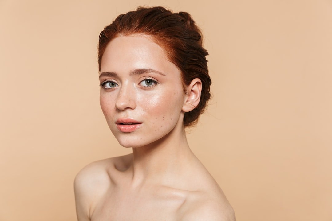 Portrait with natural-looking glowing makeup and softly blended cheek color