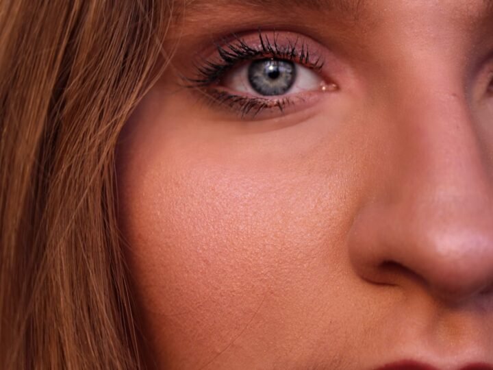 Woman with natural-looking polished makeup and softly defined features